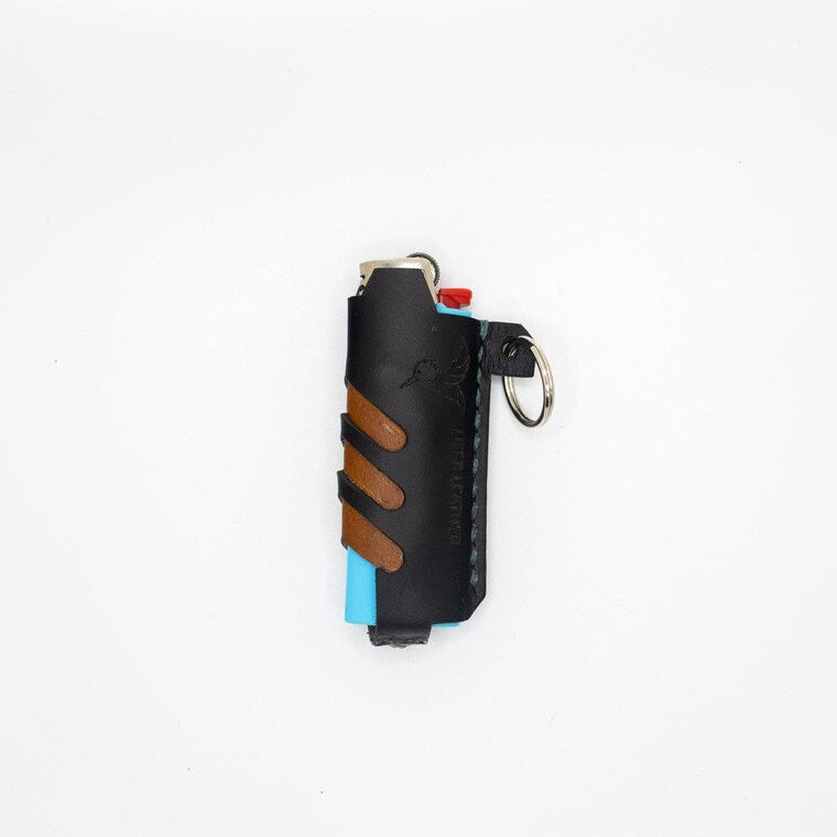 Leather Lighter Cover | Hand-Stitched & Veg-Tanned 🌲🗺️✨