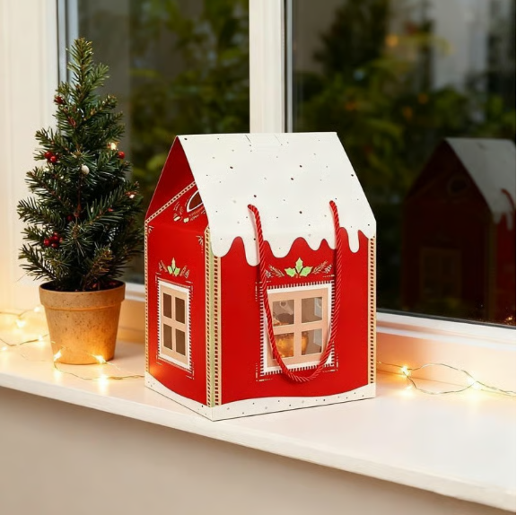 Enchanted Christmas Cottage Gift Box