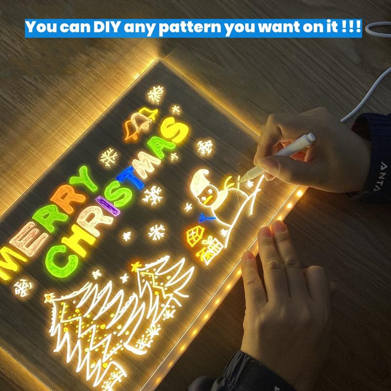 🔥LAST DAY SALE - 49% OFF🎁Acrylic LED Message Board - For Vibrant, Endless Expression!