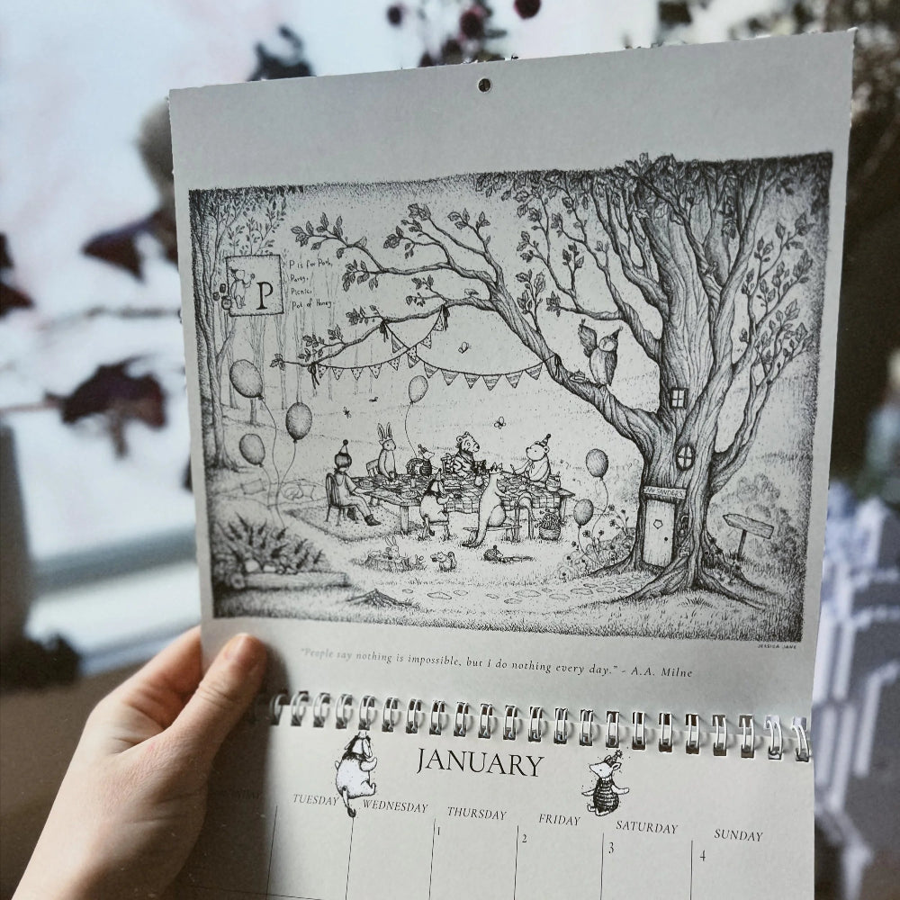 2026 Wall Calendar - Enchanted Stories: A Year of Whimsical Tales & Timeless Art 🖋️📖✨