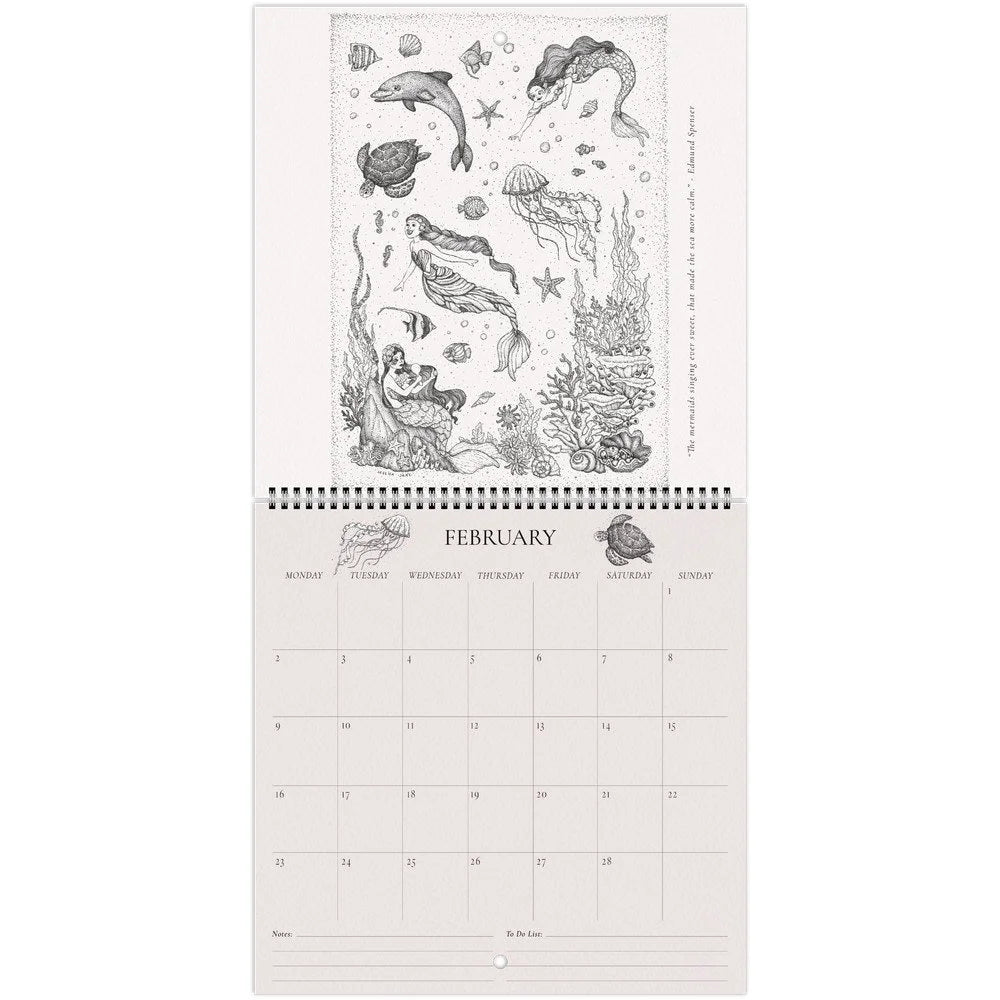 2026 Wall Calendar - Enchanted Stories: A Year of Whimsical Tales & Timeless Art 🖋️📖✨