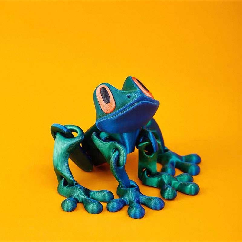 3D Printed Magnetic Frog Refrigerator Magnet