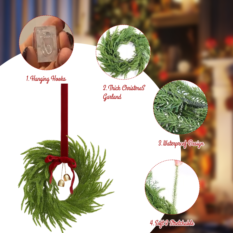 🎄Mini Christmas Wreaths – Small Details, Big Holiday Magic!