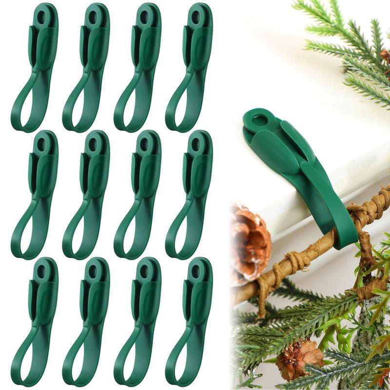 🎅🎄 12 PCS Christmas Silicone Garland Hanger Hooks