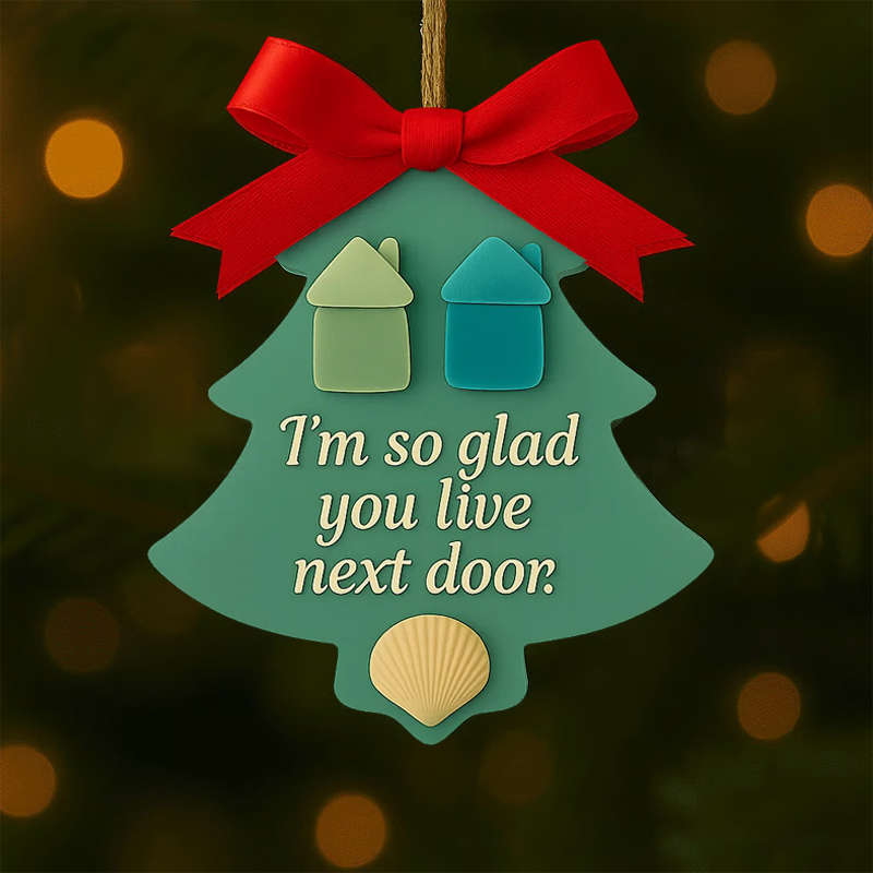 🎄✨ Heartfelt Sea Glass Christmas Ornaments