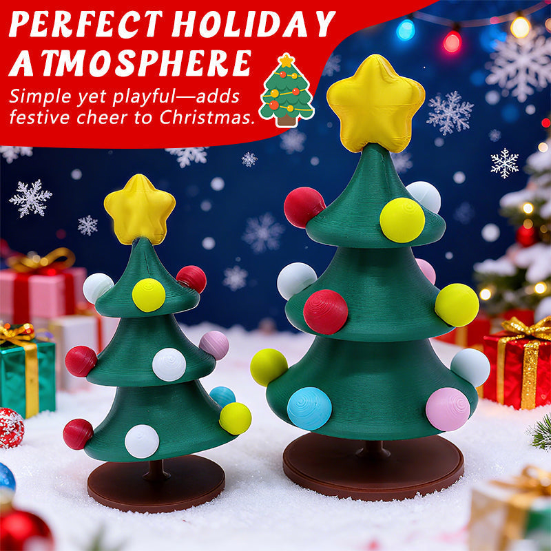 🎄 3D-printed swinging Christmas tree toy 🎁