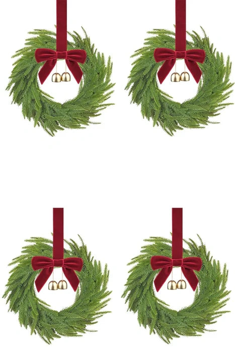 🎄 Versatile mini Christmas wreaths – The perfect festive decoration for any corner!