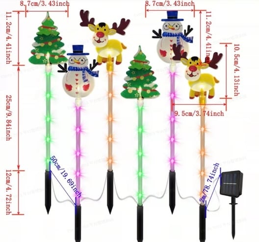 🔥Last Day 49% OFF🎄6-pack of moving Christmas lights