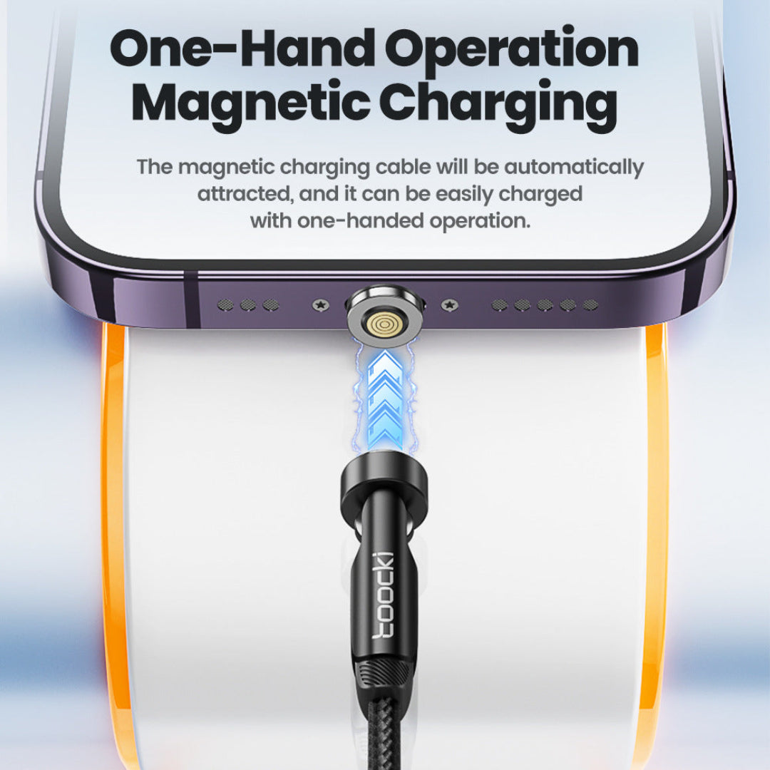 ⚡ 540° Rotating Magnetic Charging Cable 🧲