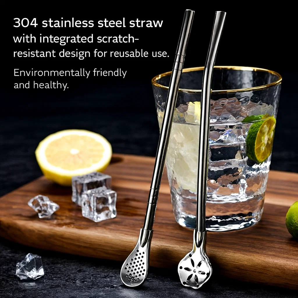 Dual Function Straw Spoon  🥤🥄