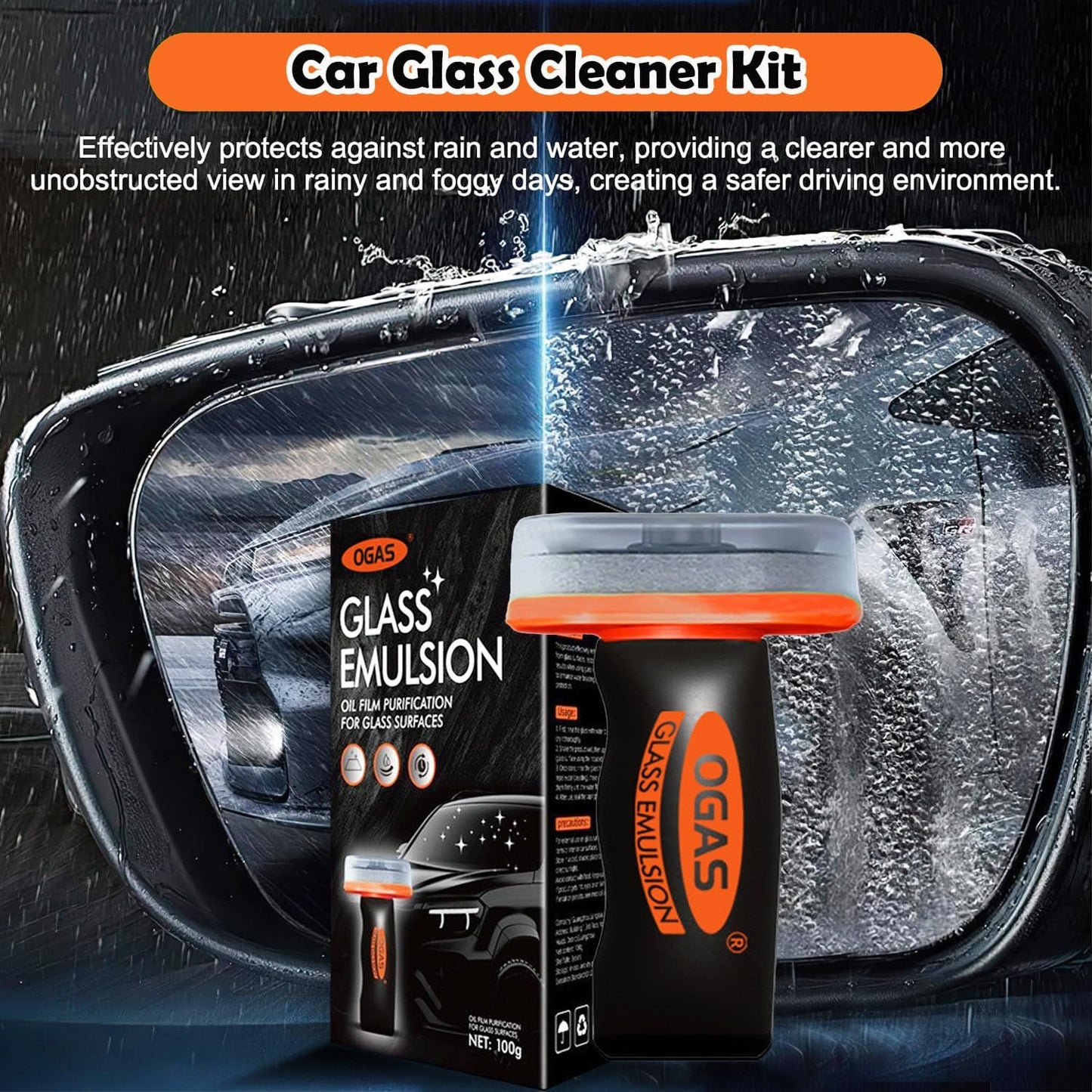 🔥2025 Christmas Sale - Car Handle Oil Film Cleaning Brush (Applies to the interior)