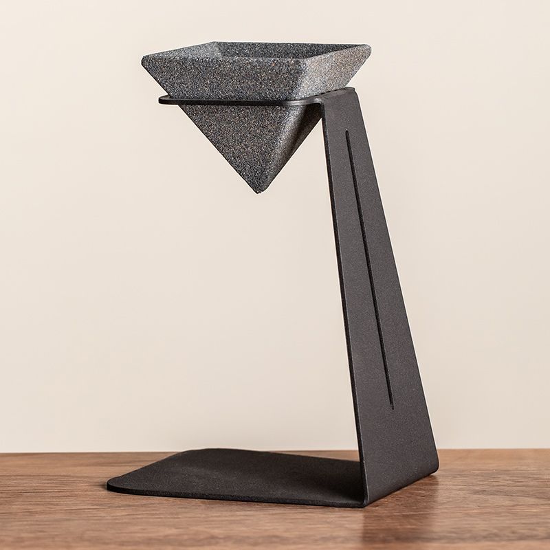 ☕🍵 Porous Mineral Filtration Funnel with Metal Stand