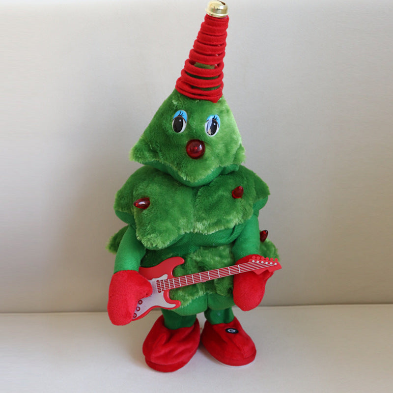 🎅Singing & Dancing Christmas Tree Plush Toy with Lights