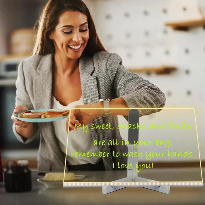 🔥LAST DAY SALE - 49% OFF🎁Acrylic LED Message Board - For Vibrant, Endless Expression!