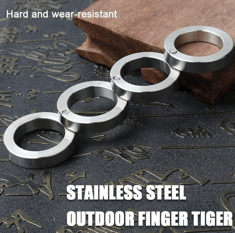 Stainless Steel Outdoor Rotatable Folding Ring (4 pack)