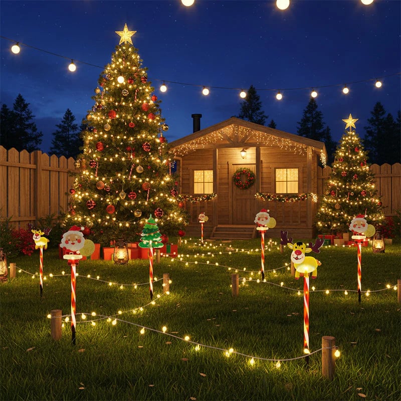 🔥Last Day 49% OFF🎄6-pack of moving Christmas lights