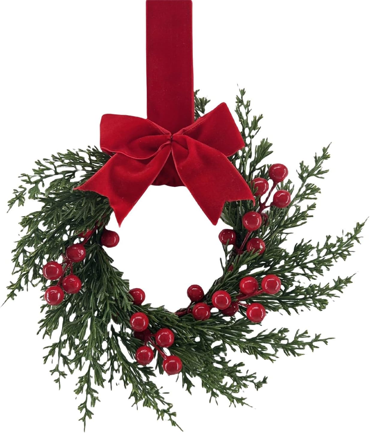🎄 Versatile mini Christmas wreaths – The perfect festive decoration for any corner!