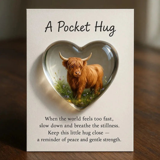 LAST DAY 49% OFF🐮Highland Cow Pocket Hug